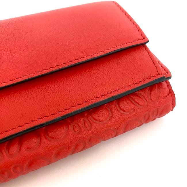 Loewe Trifold Wallet Red Anagram 107.55 S26 — view 8