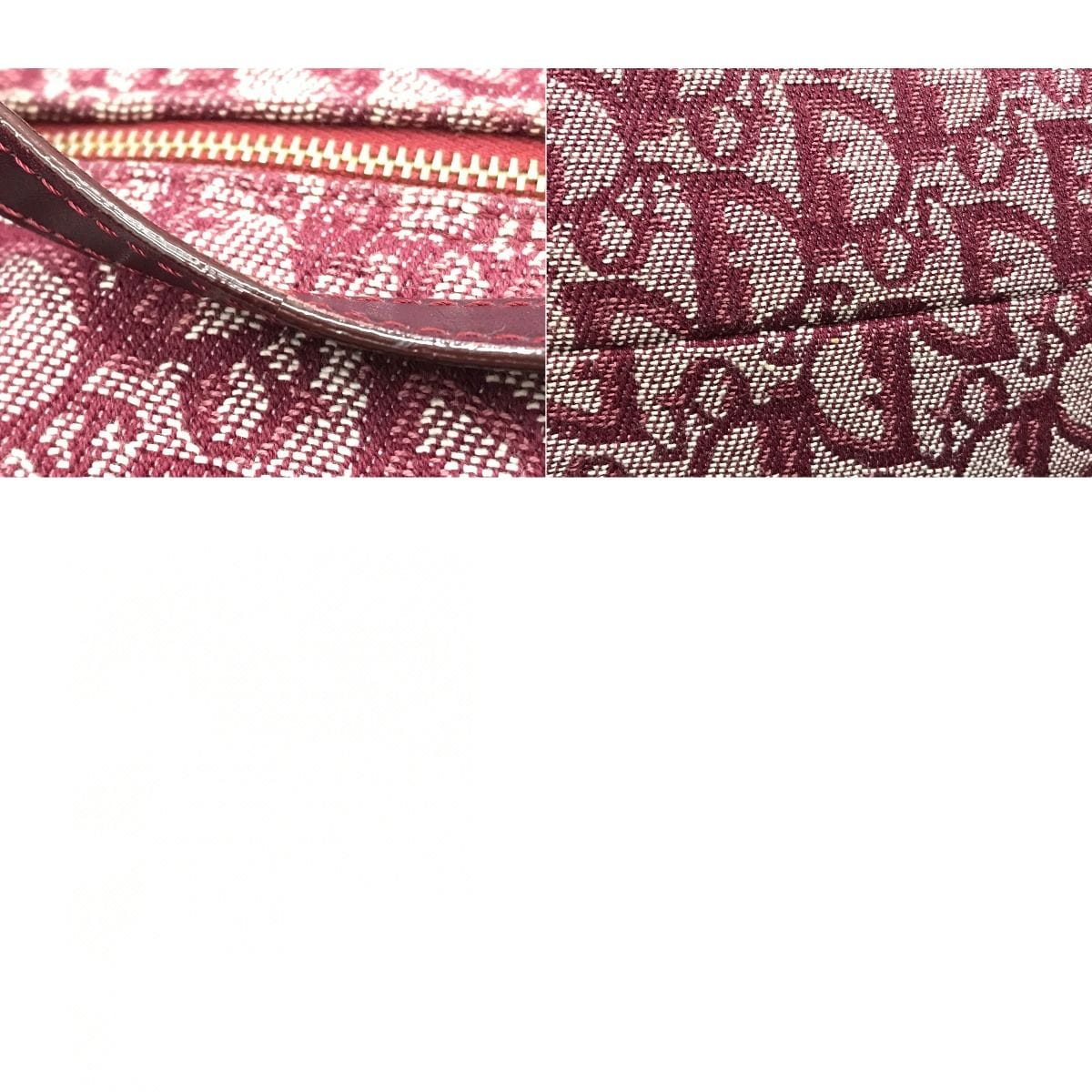 Christian Dior Handbag Cm0093 Trotter Pattern Bordeaux — view 8