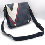 Louis Vuitton Damier Ecobalt District PM NM Shoulder Bag Price Negotiation — view 7