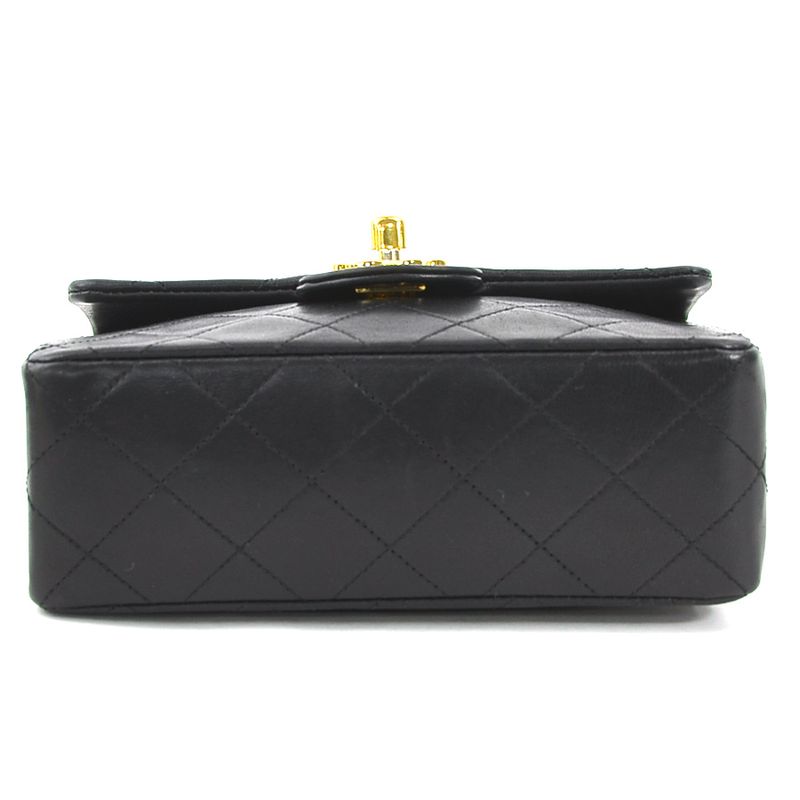 Chanel Shoulder Lambskin Black Bag — view 4