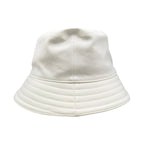 Hermes Hat Bucket Harper Emile Size 58 Cotton White Navy — view 2