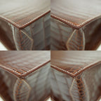 Hermes Lucy PM Tote Bag Niloticus Leather Brown 0125 — view 7