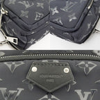 Louis Vuitton Monogram Nylon Palm Springs Mini Backpack Black Bag — view 5