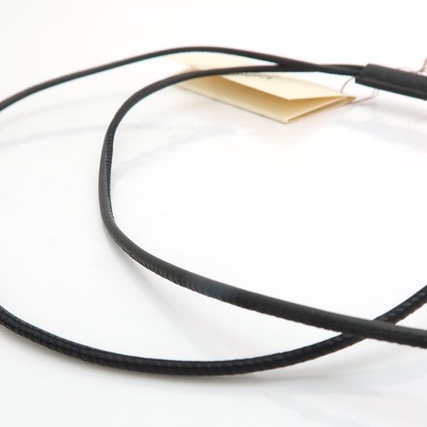 Hermes Equestre GM Necklace PG Pink Gold Black Leather Same As Box — view 6
