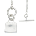Hermes Amulet Kelly Silver Necklace 43 cm — view 4