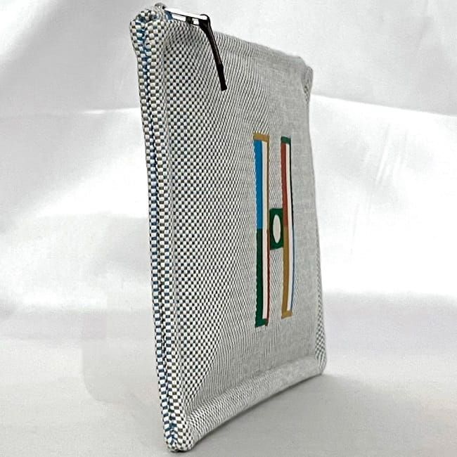Hermes Pouch Faubourg Corner PM Light Blue — view 5