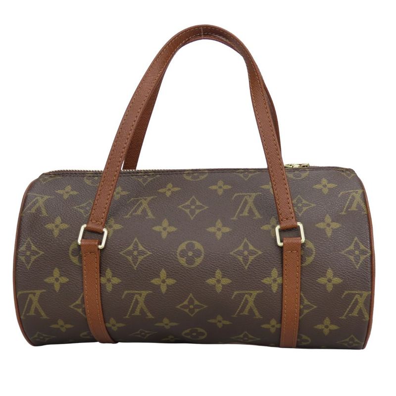 Louis Vuitton Handbag Papillon 26 Monogram Brown Cylindrical — view 3