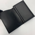 Bottega Veneta Calf Black Card Case Business Holder — view 5