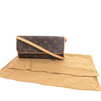 Louis Vuitton Pochette Twin PM Monogram Shoulder Bag 1047 — view 2