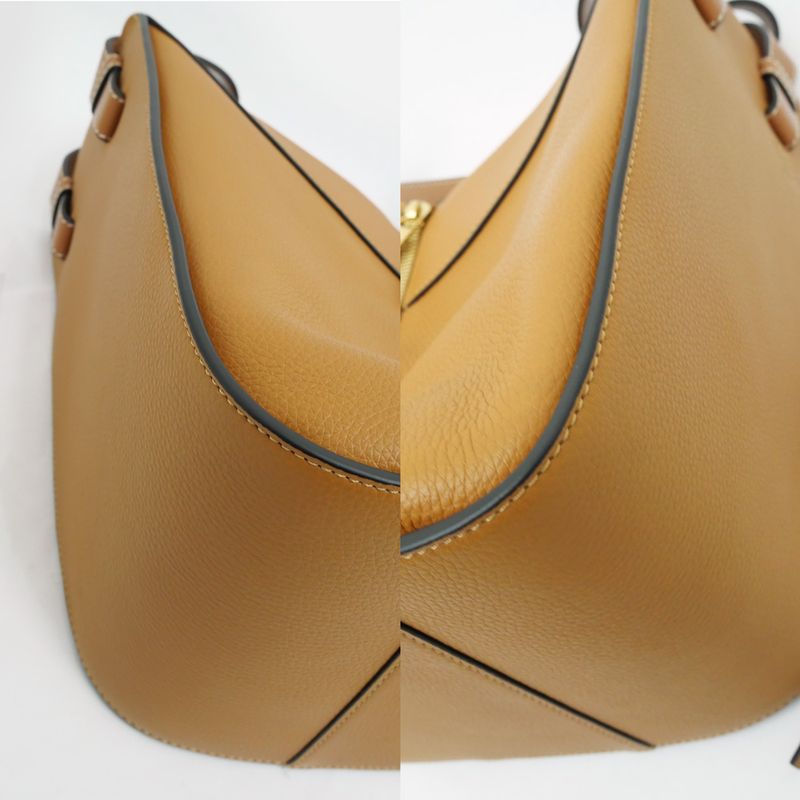 Loewe Hammock Small 38712 Kbn60 Brown Shoulder Hand 2-Way Bag Leather — view 5