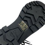 Christian Dior Boots Short Shoes Leather Rubber Black Middle Logo — view 8
