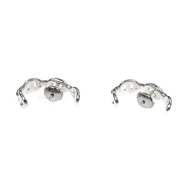 Hermes Earrings Chaine D'ancre Pair AG 925 Silver Accessories — view 6