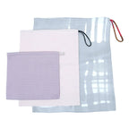 Hermes Petit H Ash Drawstring Purse 3 Types Set Pouch Accessory — view 3