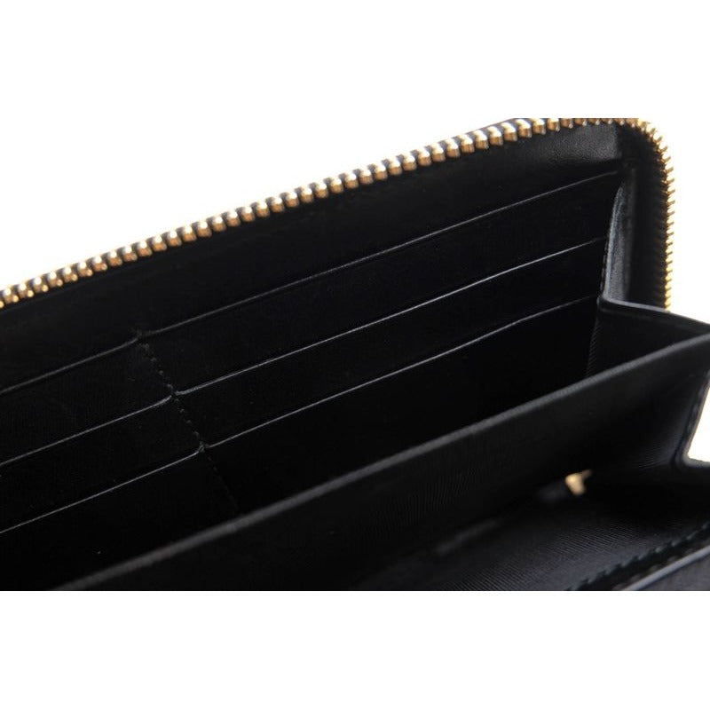 Gucci Wallet Women Leather Black Signature Pattern — view 6