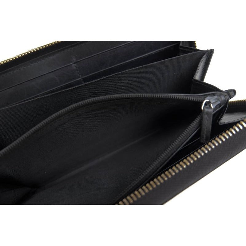 Gucci Wallet Women Leather Black Signature Pattern — view 7