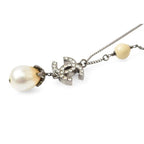 Chanel Coco Mark Double-sided Rhinestone Pearl Motif — view 7