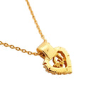 Dior Necklace Logo Gold Plated Rhinestone — view 2