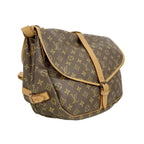 Louis Vuitton Shoulder Bag Monogram Saumur 35 Brown — view 2