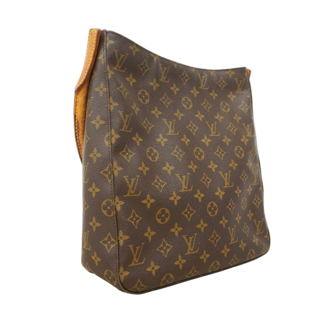 Louis Vuitton Shoulder Bag Monogram Looping GM Brown — view 2