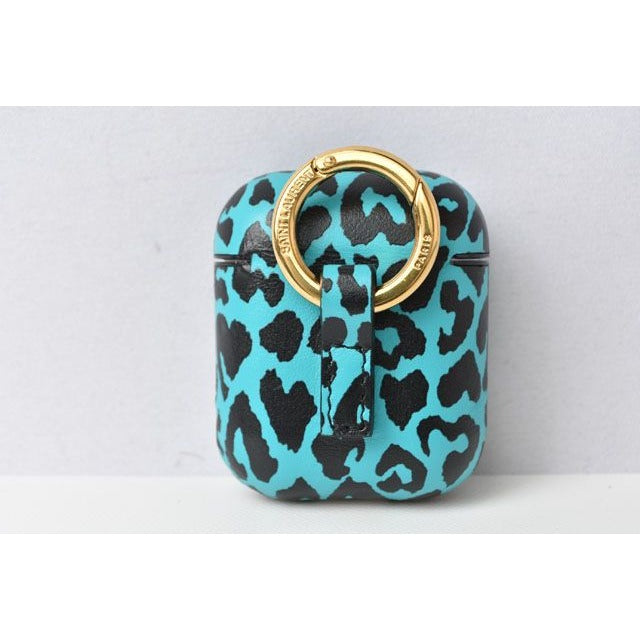 Saint Laurent Paris Case Airpods Blue Black — view 8