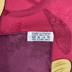 Hermes Scarf Silk Carre 90 Neige D'antan Last Year's Snow Red — view 9