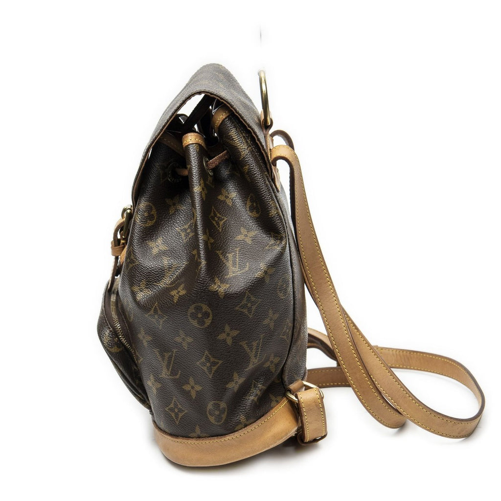 Louis Vuitton Montsouris Brown Monogram Canvas Shoulder Bag — view 3