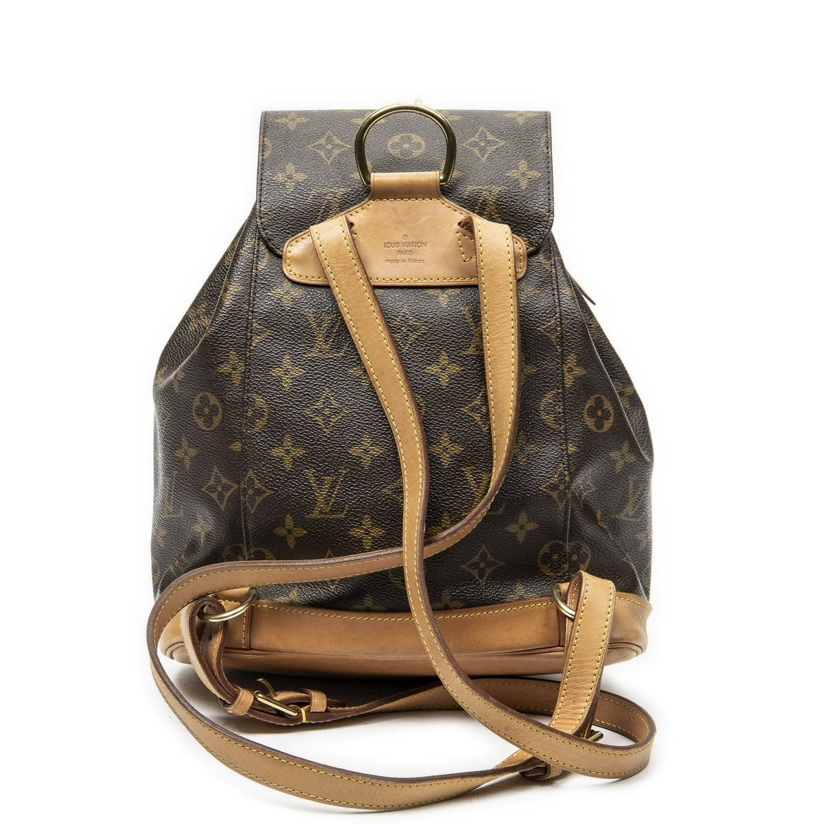 Louis Vuitton Montsouris Brown Monogram Canvas Shoulder Bag — view 5
