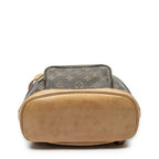 Louis Vuitton Montsouris Brown Monogram Canvas Shoulder Bag — view 6
