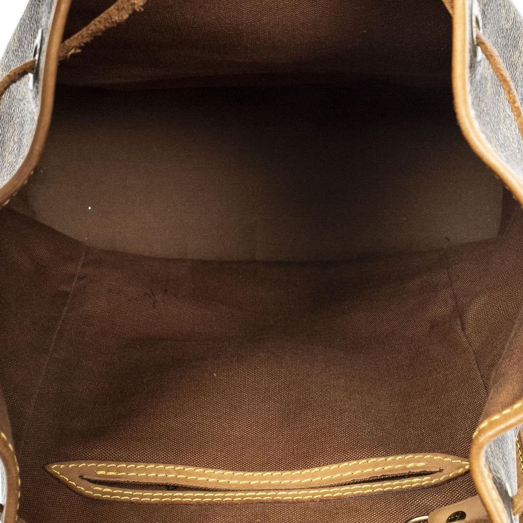 Louis Vuitton Montsouris Brown Monogram Canvas Shoulder Bag — view 9