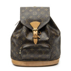 Louis Vuitton Montsouris Brown Monogram Canvas Shoulder Bag