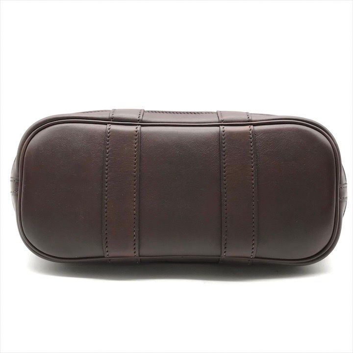 Hermes Garden Party Ttp Mini Hand Bag Brown Leather — view 3