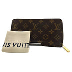Louis Vuitton Monogram Round Zipper Zippy Wallet Long