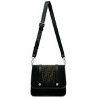 Fendi Shoulder Bag Black Khaki Zucca 7 Va601 — view 2