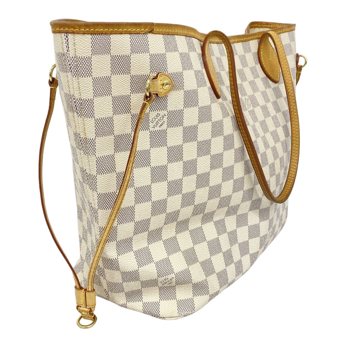 Louis Vuitton Tote Damier Azur Neverfull White — view 2