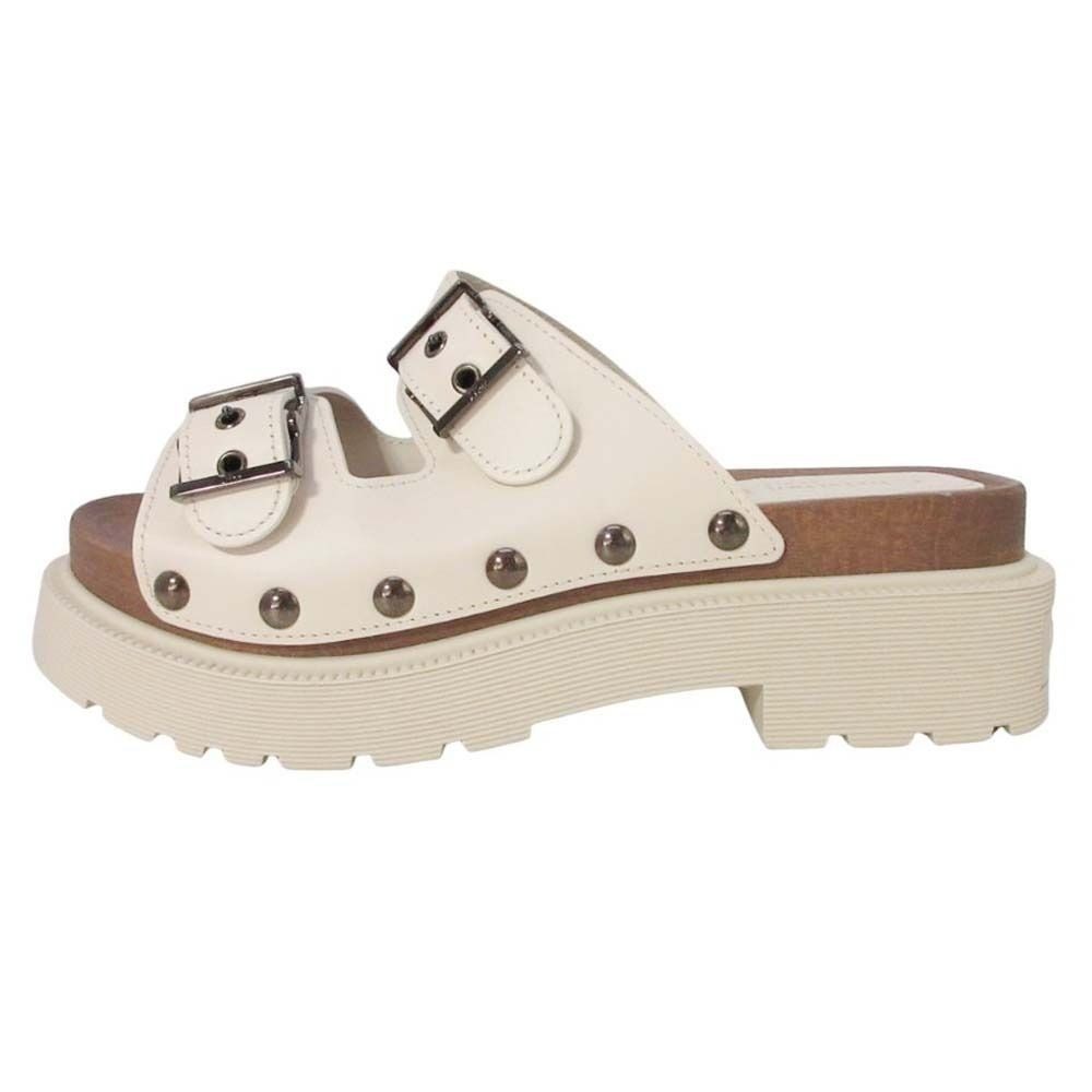 Dior Quake Platform Slide Sandals Shoes Ivory