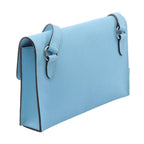 Hermes Shoulder Bag Nap to Go Celeste Leather Blue — view 2