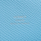 Hermes Shoulder Bag Nap to Go Celeste Leather Blue — view 4