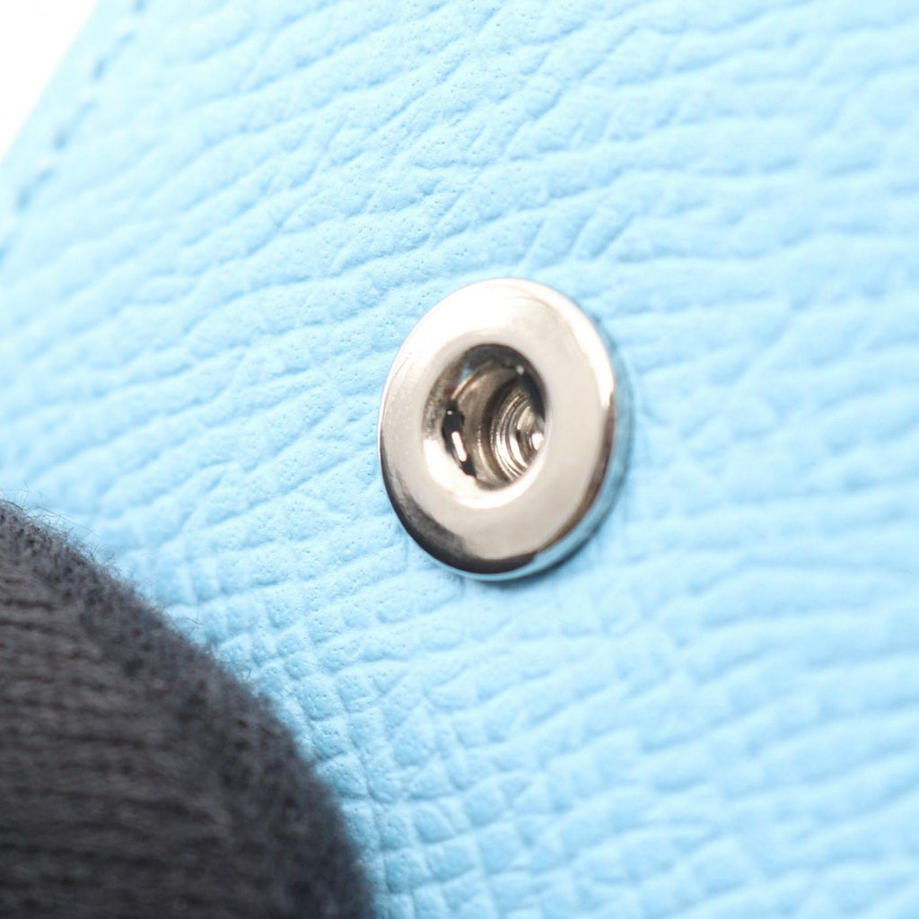 Hermes Shoulder Bag Nap to Go Celeste Leather Blue — view 7