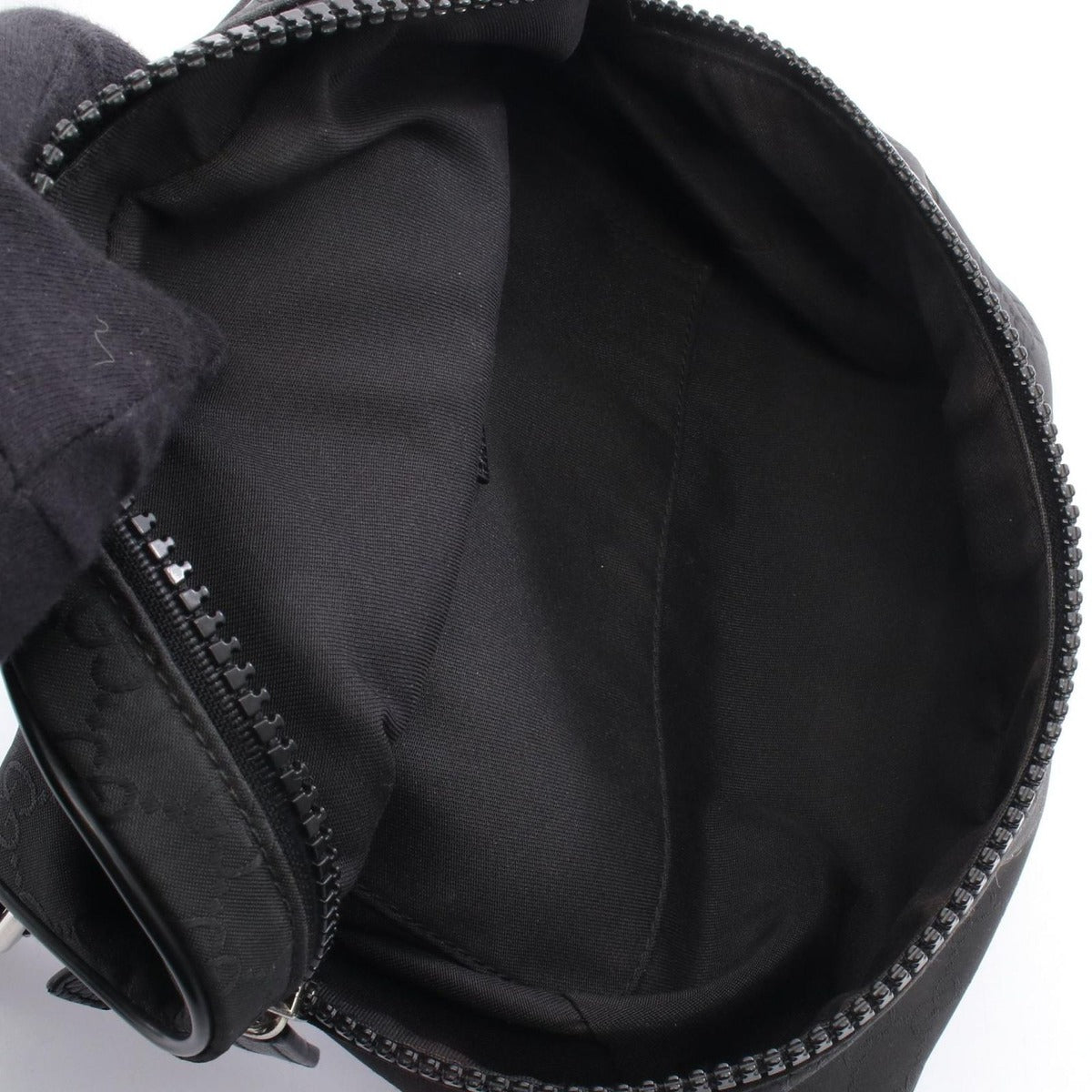 Gucci Waist Bag GG Pattern Black Nylon Leather — view 3