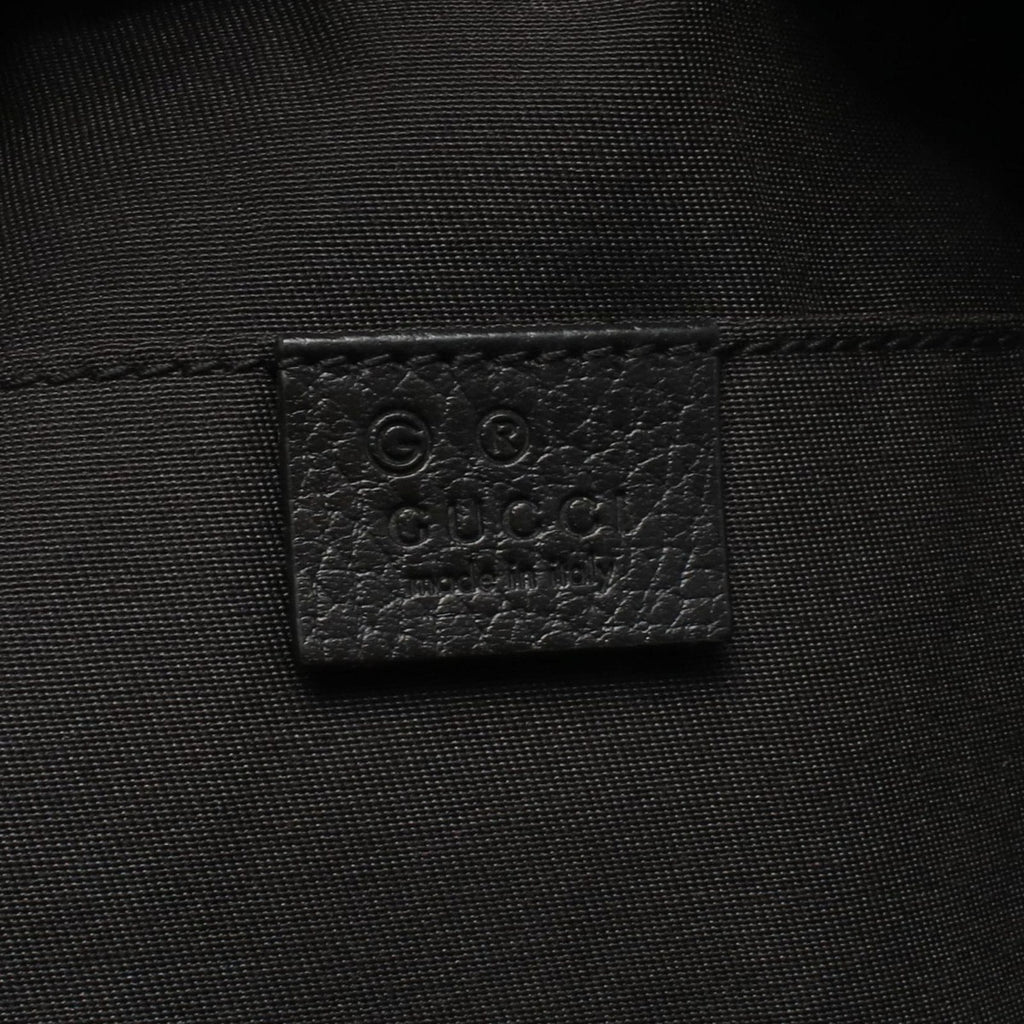Gucci Waist Bag GG Pattern Black Nylon Leather — view 4