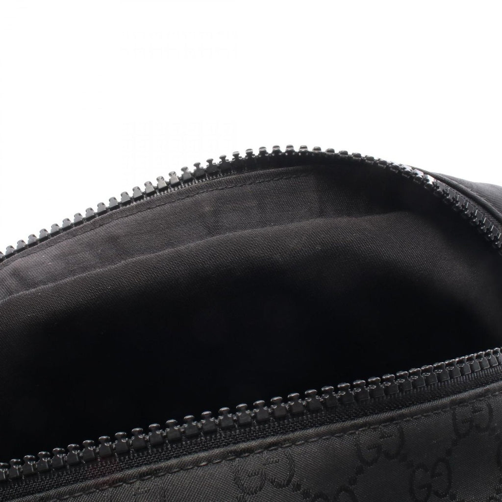 Gucci Waist Bag GG Pattern Black Nylon Leather — view 5