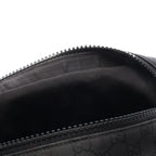 Gucci Waist Bag GG Pattern Black Nylon Leather — view 5