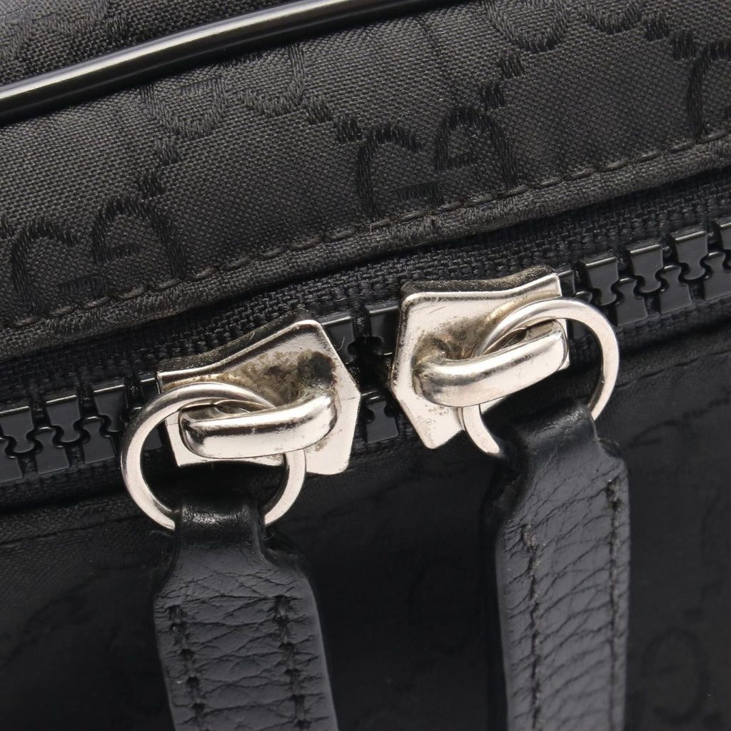 Gucci Waist Bag GG Pattern Black Nylon Leather — view 7