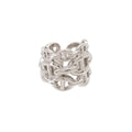 Hermes Chaine D'ancre GM 49 Ring 925 Sterling Silver