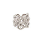 Hermes Chaine D'ancre GM 49 Ring 925 Sterling Silver