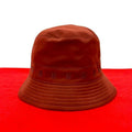 Hermes Bucket Hat Embroidery Polyester Nylon Acetate Accessory Red 29775