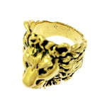 Gucci GP Lion Head Ring Gold — view 7
