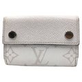 Louis Vuitton Taiga Llama Discovery Compact Wallet Optic White