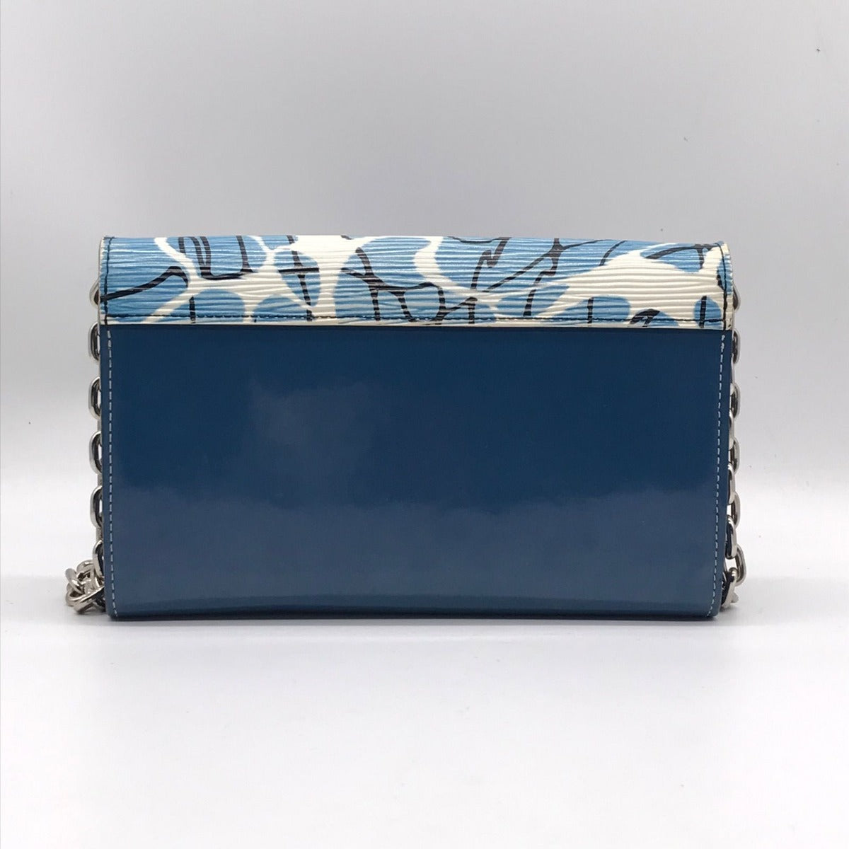 Louis Vuitton Epi Aqua Pattern Portefeuille Twist Chain Shoulder Bag Wallet — view 2