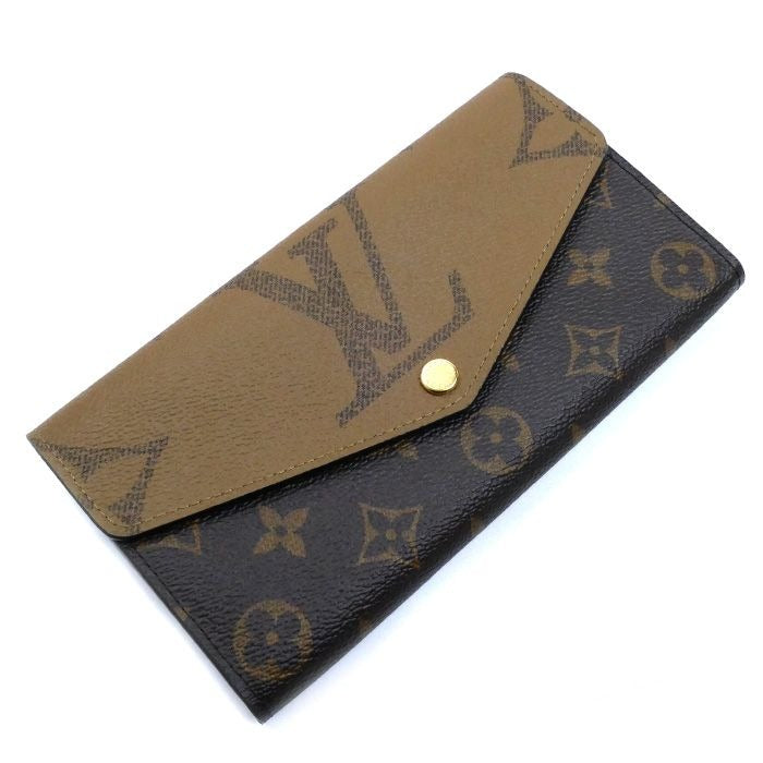 Louis Vuitton Portefeuille Sarah Long Wallet Monogram Giant Reverse IC